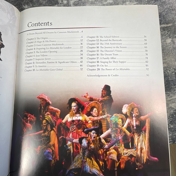 Applause Les Misérables From Stage to Screen Hardcover Musical